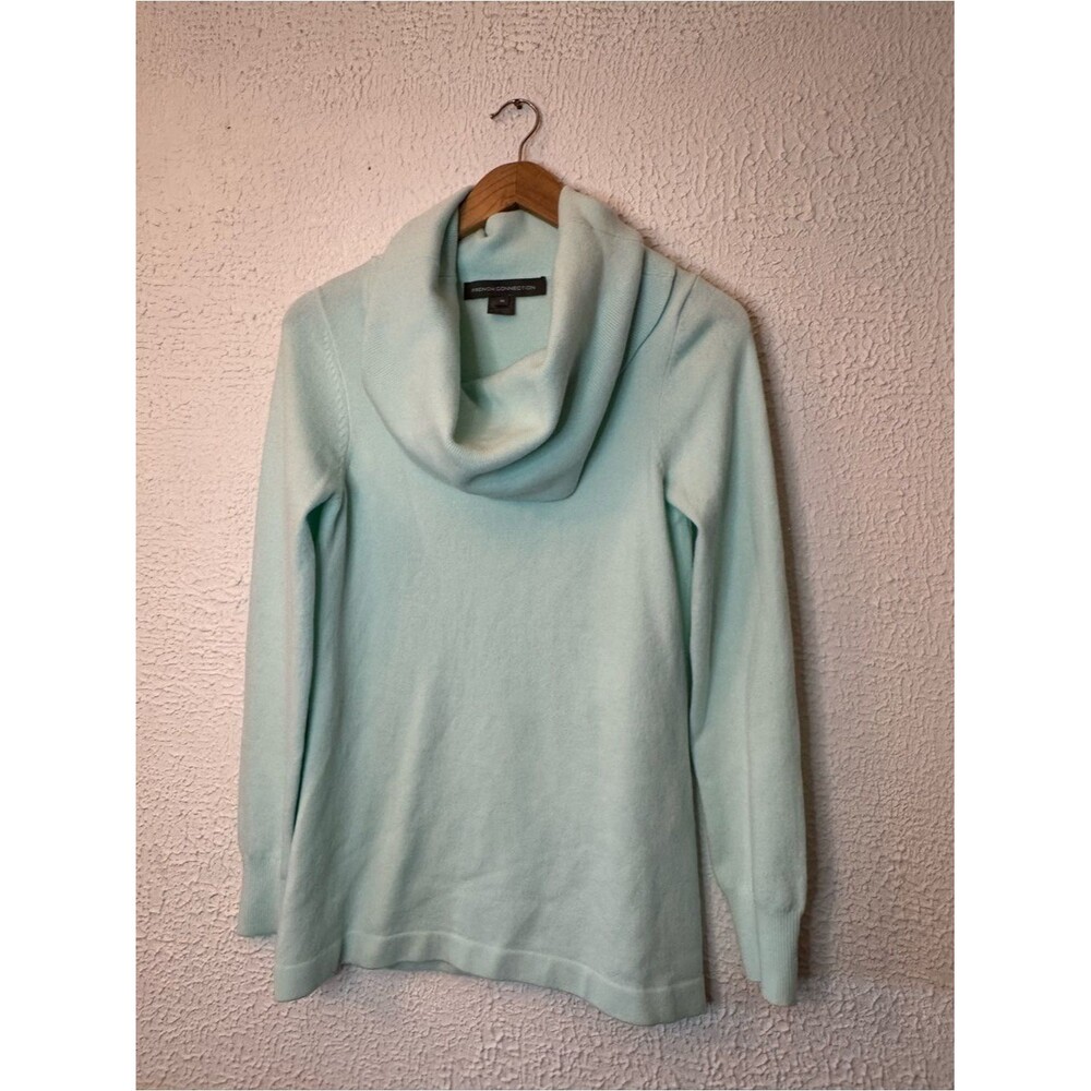French Connection Mint Cowl Neck Sweater